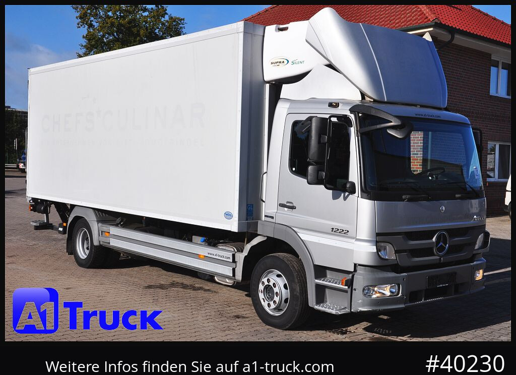 MERCEDES-BENZ Atego 1222, Kühlkoffer, Carrier Supra 1150 Mt, LBW - Chladirenské nákladné vozidlo: obrázok 1 MERCEDES-BENZ Atego 1222, Kühlkoffer, Carrier Supra 1150 Mt, LBW - Chladirenské nákladné vozidlo: obrázok 1