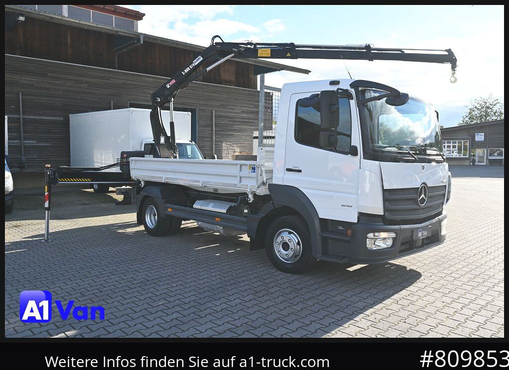 MERCEDES-BENZ Atego 816 Kipper Kran, Hiab, AHK, Klima - Sklápač, Auto s hydraulickou rukou: obrázok 1 MERCEDES-BENZ Atego 816 Kipper Kran, Hiab, AHK, Klima - Sklápač, Auto s hydraulickou rukou: obrázok 1