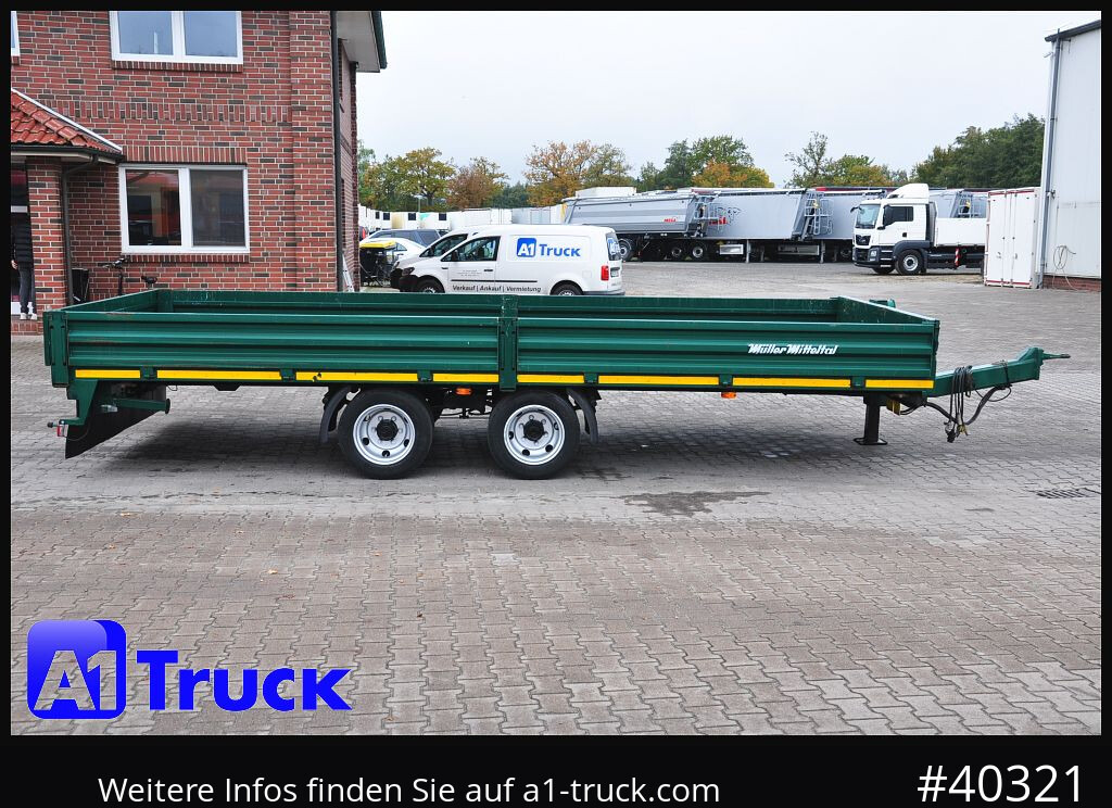 Príves podvalník na prepravu ťažké stroje MUELLER-MITTELTAL ETU-TA 13.5 Tandem, Twistlock, Container: obrázok 8