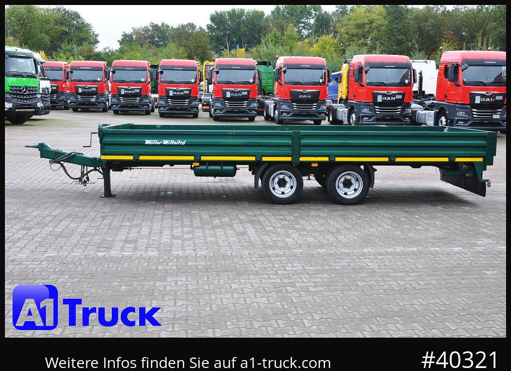Príves podvalník na prepravu ťažké stroje MUELLER-MITTELTAL ETU-TA 13.5 Tandem, Twistlock, Container: obrázok 12