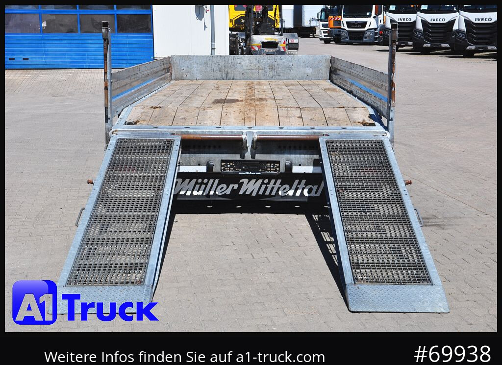 MUELLER-MITTELTAL Tandem Tieflader 11,9t. Rampen, L6,2m, - Príves podvalník: obrázok 2 MUELLER-MITTELTAL Tandem Tieflader 11,9t. Rampen, L6,2m, - Príves podvalník: obrázok 2