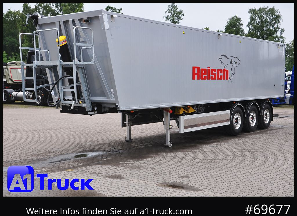 REISCH RHKS, Alu-Kippmulde 57m³, Kombitüren, Alufelgen, Liftachse, - Náves sklápěcí: obrázok 1 REISCH RHKS, Alu-Kippmulde 57m³, Kombitüren, Alufelgen, Liftachse, - Náves sklápěcí: obrázok 1