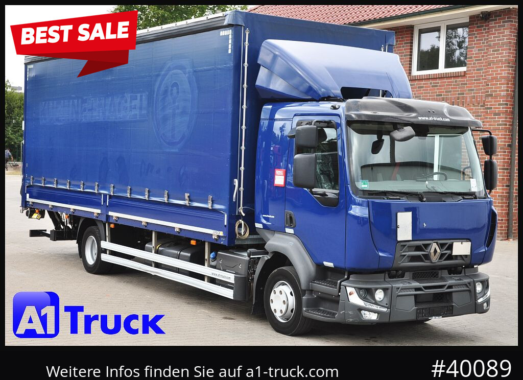 RENAULT D 240,  4x2, Ladebordwand, LBW, guter Zustand - Plachtové nákladné vozidlo: obrázok 1 RENAULT D 240,  4x2, Ladebordwand, LBW, guter Zustand - Plachtové nákladné vozidlo: obrázok 1