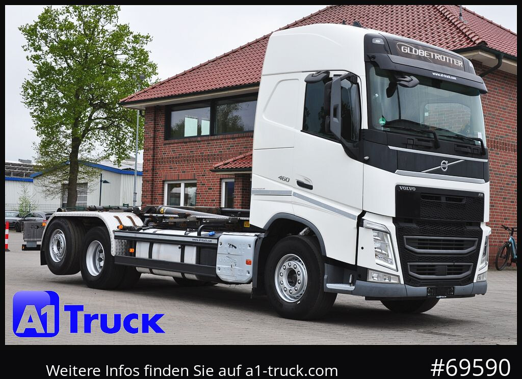 VOLVO FH 460, Meiller RS21.70 Funk Lenkachse Standklima, - Hákový nosič kontajnerov: obrázok 1 VOLVO FH 460, Meiller RS21.70 Funk Lenkachse Standklima, - Hákový nosič kontajnerov: obrázok 1