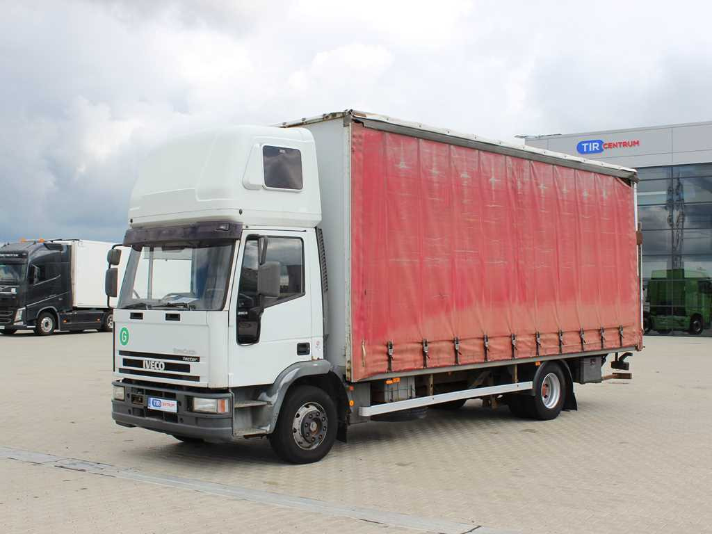 Iveco EUROCARGO ML 120 E, EURO 3, SLEEPING BODY, HYDRAULIC FRONT - Plachtové nákladné vozidlo: obrázok 1 Iveco EUROCARGO ML 120 E, EURO 3, SLEEPING BODY, HYDRAULIC FRONT - Plachtové nákladné vozidlo: obrázok 1