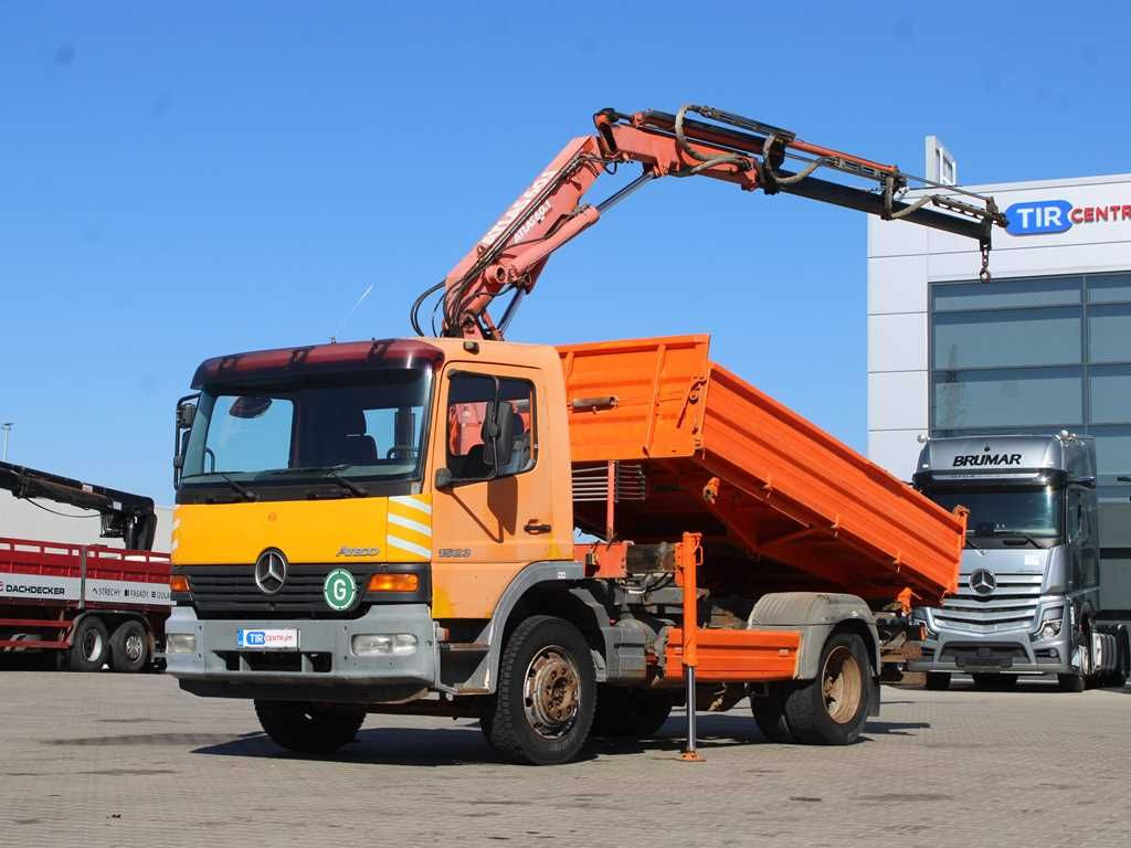 Mercedes-Benz Actros 1523, CRANE ATLAS 60.1, THREESSIDED - Sklápač, Auto s hydraulickou rukou: obrázok 1 Mercedes-Benz Actros 1523, CRANE ATLAS 60.1, THREESSIDED - Sklápač, Auto s hydraulickou rukou: obrázok 1