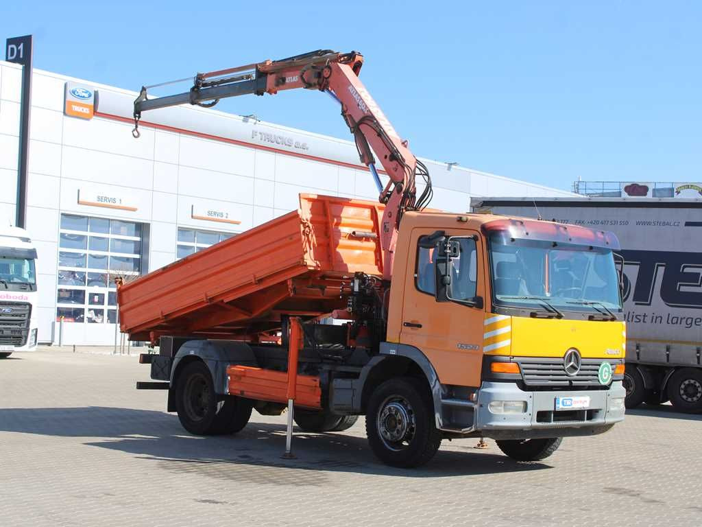 Mercedes-Benz Actros 1523, CRANE ATLAS 60.1, THREESSIDED - Sklápač, Auto s hydraulickou rukou: obrázok 2 Mercedes-Benz Actros 1523, CRANE ATLAS 60.1, THREESSIDED - Sklápač, Auto s hydraulickou rukou: obrázok 2