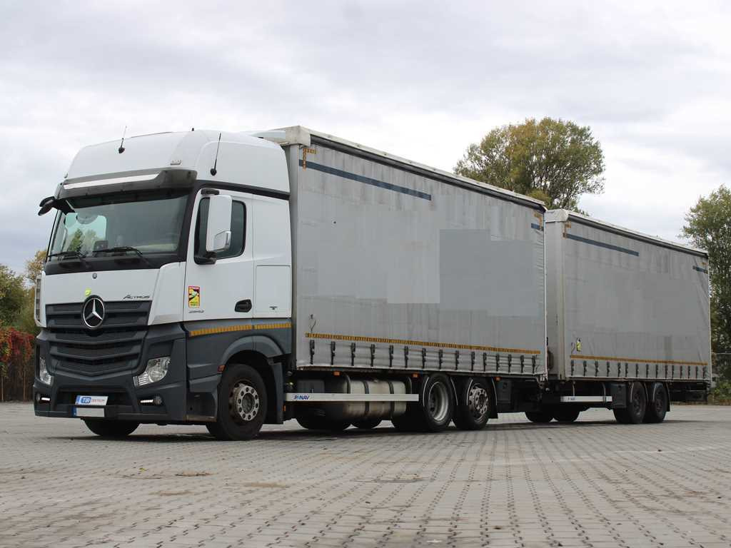 Mercedes-Benz Actros 2542, 6X2, LIFTING AXLE + PANAV TVK18M - Plachtové nákladné vozidlo: obrázok 1 Mercedes-Benz Actros 2542, 6X2, LIFTING AXLE + PANAV TVK18M - Plachtové nákladné vozidlo: obrázok 1