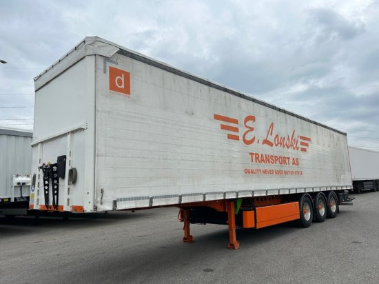Berger SAPL 24 LTN Light, 5730 kg, 1A lift, 3A gelenkt - Plachtový náves: obrázok 1 Berger SAPL 24 LTN Light, 5730 kg, 1A lift, 3A gelenkt - Plachtový náves: obrázok 1