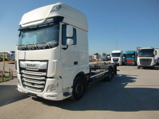 DAF XF 480 FAR BDF SSC Euro 6 Liftachse, Retarder - Kontejnérový podvozek/ Výměnná nástavba: obrázok 1 DAF XF 480 FAR BDF SSC Euro 6 Liftachse, Retarder - Kontejnérový podvozek/ Výměnná nástavba: obrázok 1