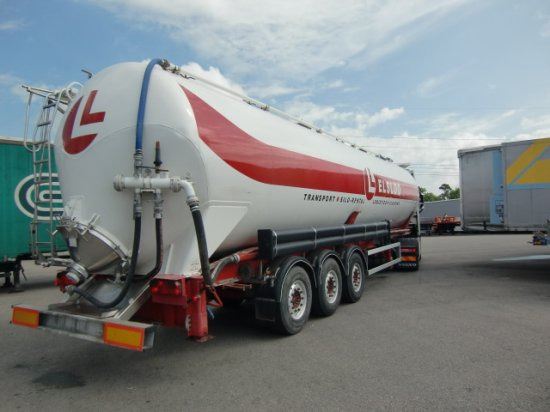 Feldbinder KIP 63.3 Siloauflieger, SAF-Achsen, Alu-Felgen, - Silocisterna: obrázok 5 Feldbinder KIP 63.3 Siloauflieger, SAF-Achsen, Alu-Felgen, - Silocisterna: obrázok 5