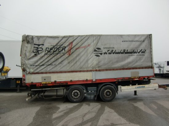 Krone ZZ/DC07 Tandem-Lafette, Standard, BPW-Achsen, Heckabstützung ohne Container - Príves preprava kontajnerov/ Výmenná nadstavba: obrázok 4 Krone ZZ/DC07 Tandem-Lafette, Standard, BPW-Achsen, Heckabstützung ohne Container - Príves preprava kontajnerov/ Výmenná nadstavba: obrázok 4