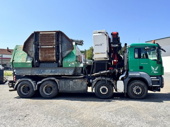 MAN TGS 35.540 8x4 mit Komptech-Zusatzeinheit - Lesnícka technika, Nákladné auto: obrázok 4 MAN TGS 35.540 8x4 mit Komptech-Zusatzeinheit - Lesnícka technika, Nákladné auto: obrázok 4