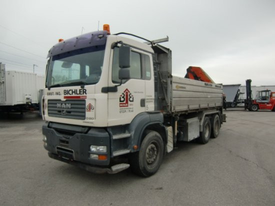MAN TGA 33.430 6x4 Kipper, Manuel, E4 Palfinger Blatt-Blatt - Sklápač: obrázok 1 MAN TGA 33.430 6x4 Kipper, Manuel, E4 Palfinger Blatt-Blatt - Sklápač: obrázok 1