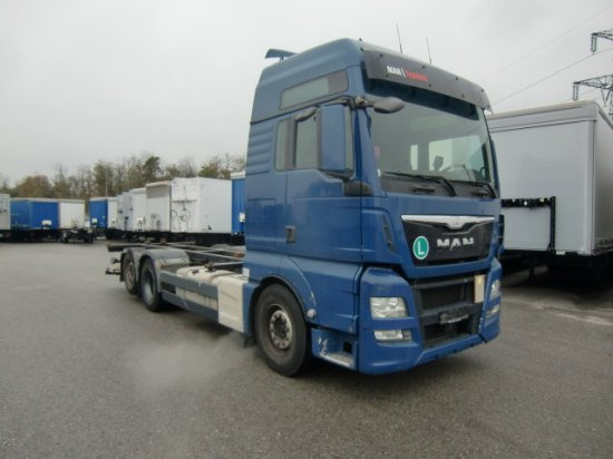 MAN TGX 26.440 BDF, XXL, Retarder, Automatik, E6, Liftachse, - Kontejnérový podvozek/ Výměnná nástavba: obrázok 3 MAN TGX 26.440 BDF, XXL, Retarder, Automatik, E6, Liftachse, - Kontejnérový podvozek/ Výměnná nástavba: obrázok 3