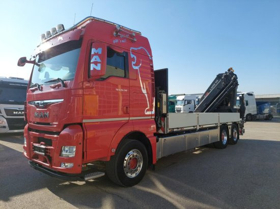 MAN TGX 26.510 BL Pritsche, Intarder, HIAB X-HIPRO 558EP-5, Alu-Felgen, Lenkachse, - Valníkový/ Plošinový nákladný automobil, Auto s hydraulickou rukou: obrázok 1 MAN TGX 26.510 BL Pritsche, Intarder, HIAB X-HIPRO 558EP-5, Alu-Felgen, Lenkachse, - Valníkový/ Plošinový nákladný automobil, Auto s hydraulickou rukou: obrázok 1