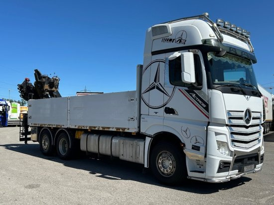Mercedes-Benz Actros 2545 L 6x2, Retarder, Pritsche, Hiab XS 166 D-4 PRO, E5 - Valníkový/ Plošinový nákladný automobil, Auto s hydraulickou rukou: obrázok 3 Mercedes-Benz Actros 2545 L 6x2, Retarder, Pritsche, Hiab XS 166 D-4 PRO, E5 - Valníkový/ Plošinový nákladný automobil, Auto s hydraulickou rukou: obrázok 3