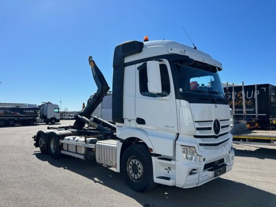 Mercedes-Benz Actros 2545L 6x2 Hyva Abroller, E6 ,Retarder, Lenk-Liftachse, - Hákový nosič kontajnerov: obrázok 3 Mercedes-Benz Actros 2545L 6x2 Hyva Abroller, E6 ,Retarder, Lenk-Liftachse, - Hákový nosič kontajnerov: obrázok 3
