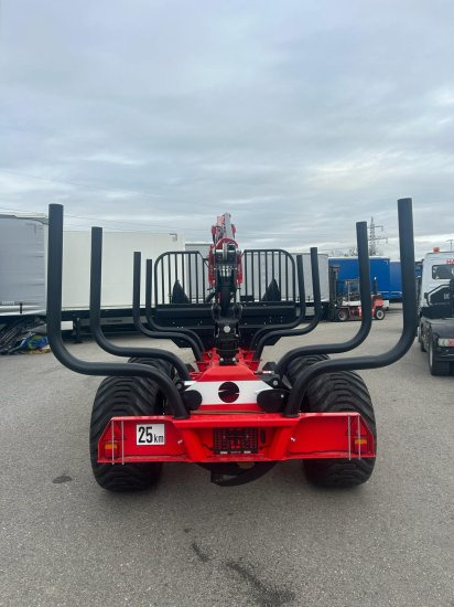 STEPA M-16 Forstanhänger mit Steindl Palfinger Forstkran L, 2-Achsig 4- Rungenpaare - Vyvážací príves: obrázok 5 STEPA M-16 Forstanhänger mit Steindl Palfinger Forstkran L, 2-Achsig 4- Rungenpaare - Vyvážací príves: obrázok 5