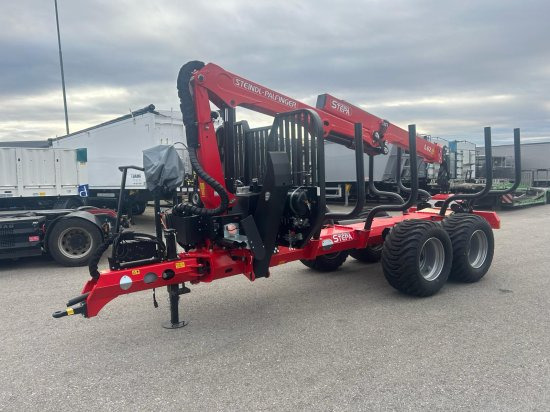 STEPA M-16 Forstanhänger mit Steindl Palfinger Forstkran L, 2-Achsig 4- Rungenpaare - Vyvážací príves: obrázok 3 STEPA M-16 Forstanhänger mit Steindl Palfinger Forstkran L, 2-Achsig 4- Rungenpaare - Vyvážací príves: obrázok 3