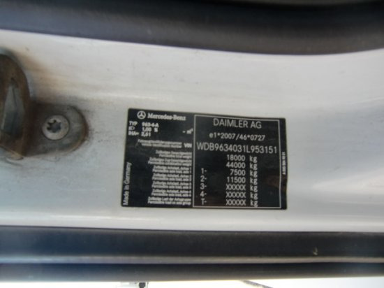 Ťahač Mercedes-Benz Actros 1845, MP4: obrázok 14 Ťahač Mercedes-Benz Actros 1845, MP4: obrázok 14