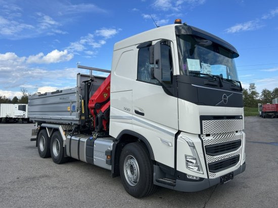 Volvo FH 500 3-Seiten Meiller Kipper mit Palfinger PK22002EH, Retarder, - Sklápač: obrázok 3 Volvo FH 500 3-Seiten Meiller Kipper mit Palfinger PK22002EH, Retarder, - Sklápač: obrázok 3