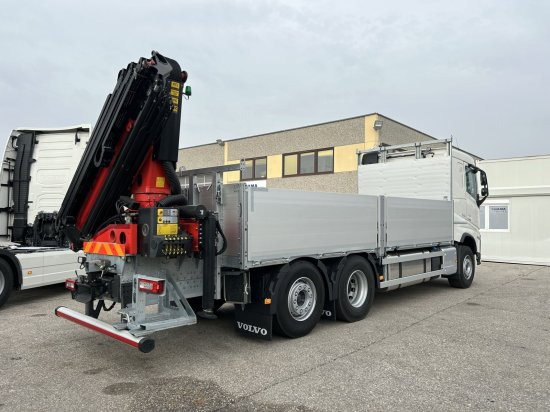 Volvo FH 500 6X2 Euro6, Retarder, Pritsche, Palfinger PK22002-EH - Valníkový/ Plošinový nákladný automobil, Auto s hydraulickou rukou: obrázok 4 Volvo FH 500 6X2 Euro6, Retarder, Pritsche, Palfinger PK22002-EH - Valníkový/ Plošinový nákladný automobil, Auto s hydraulickou rukou: obrázok 4