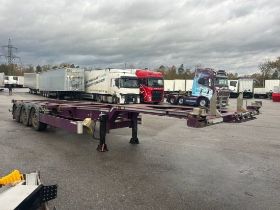 Web Trailer LPRS24 Heckschieber 1x20 ft 2x20 ft 1x40 ft - Náves preprava kontajnerov/ Výmenná nadstavba: obrázok 1 Web Trailer LPRS24 Heckschieber 1x20 ft 2x20 ft 1x40 ft - Náves preprava kontajnerov/ Výmenná nadstavba: obrázok 1