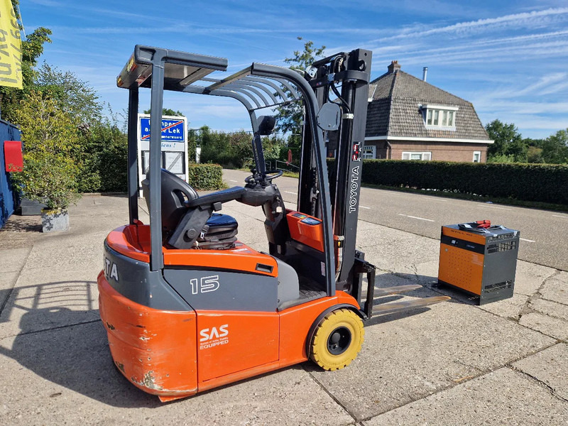 Toyota 1500 kg. elektrisch hefhoogte 5.00m. - Elektrický vysokozdvižný vozík: obrázok 1 Toyota 1500 kg. elektrisch hefhoogte 5.00m. - Elektrický vysokozdvižný vozík: obrázok 1