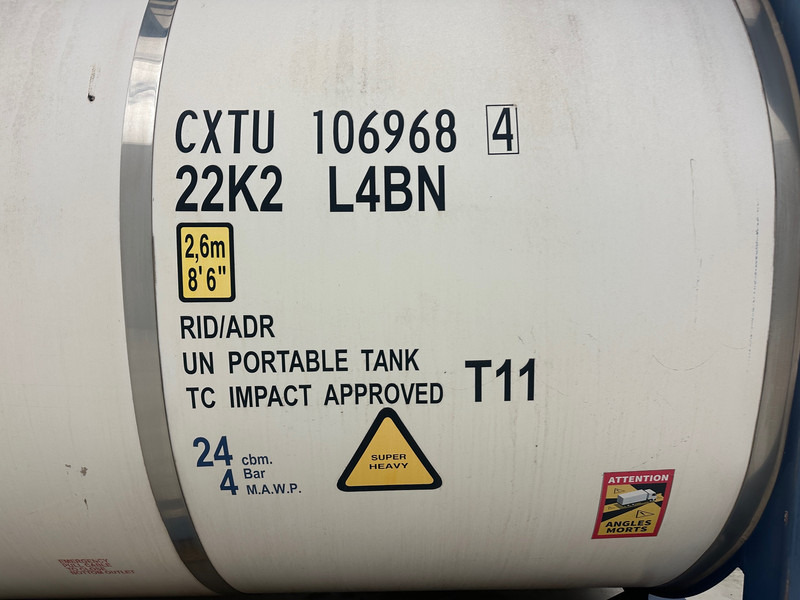 CIMIC Tankcontainer 24000 L - Cisternový náves: obrázok 4 CIMIC Tankcontainer 24000 L - Cisternový náves: obrázok 4