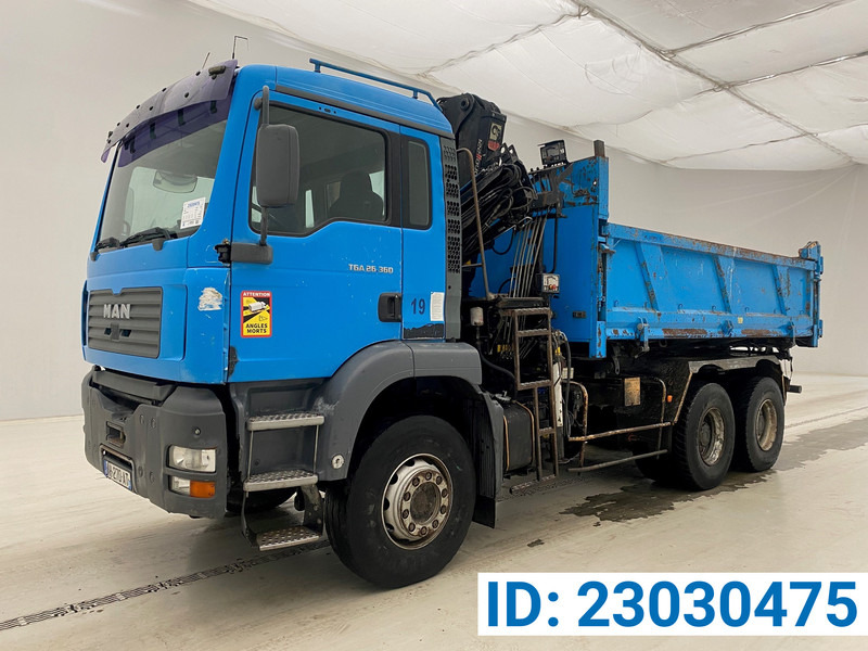 MAN TGA 26.360 - 6x4 - Sklápač, Auto s hydraulickou rukou: obrázok 1 MAN TGA 26.360 - 6x4 - Sklápač, Auto s hydraulickou rukou: obrázok 1