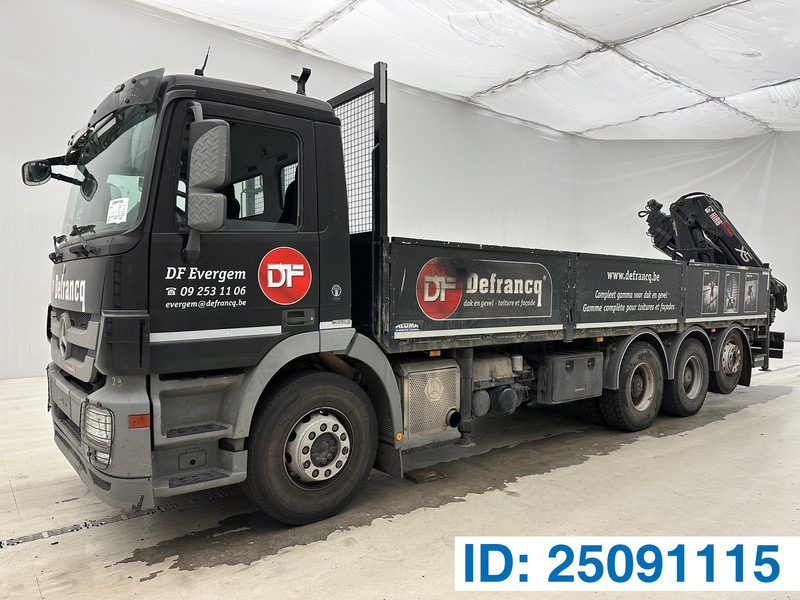 Mercedes-Benz Actros 3236 - 8x4 - Valníkový/ Plošinový nákladný automobil, Auto s hydraulickou rukou: obrázok 1 Mercedes-Benz Actros 3236 - 8x4 - Valníkový/ Plošinový nákladný automobil, Auto s hydraulickou rukou: obrázok 1