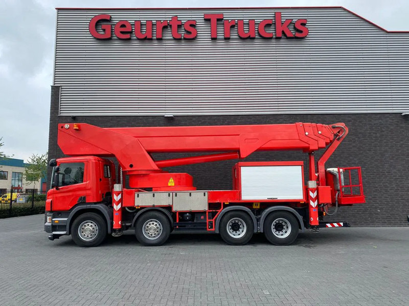 Scania P420 8X4 + BISON PALFINGER TKA 57 KS HOOGWERKER/HUBARBEITSBÜHNE/HIGHWORKER/PLATFORM - Nákladné auto: obrázok 1 Scania P420 8X4 + BISON PALFINGER TKA 57 KS HOOGWERKER/HUBARBEITSBÜHNE/HIGHWORKER/PLATFORM - Nákladné auto: obrázok 1