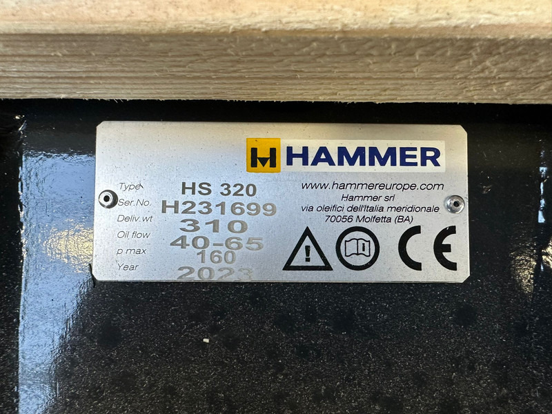 Nový Hydraulické kladivo Hammer HS320: obrázok 9