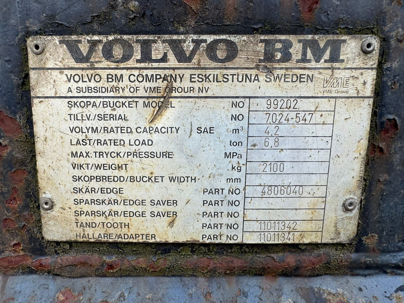 Lyžica Volvo 4.2 m3: obrázok 9