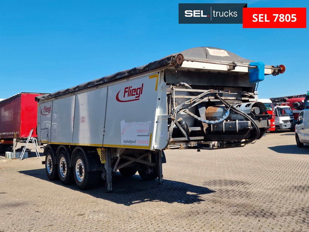 Fliegl ASS 372 Thermo / Thermomulde mit Abschiebetechn. - Náves sklápěcí: obrázok 3 Fliegl ASS 372 Thermo / Thermomulde mit Abschiebetechn. - Náves sklápěcí: obrázok 3