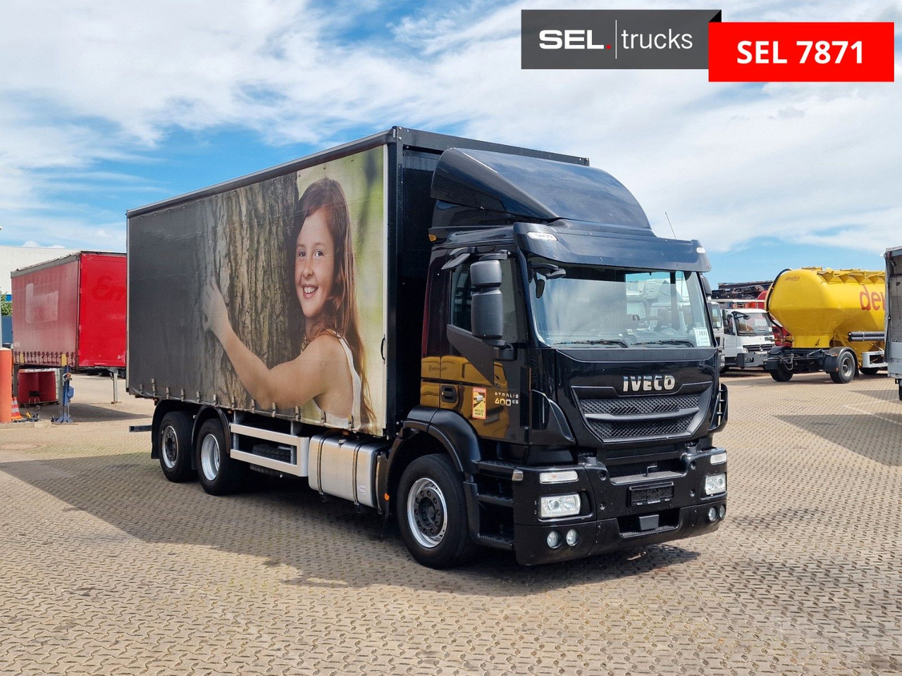 Iveco Stralis 400 / Staplerhalterung / Lenk-Liftachse - Plachtové nákladné vozidlo: obrázok 3 Iveco Stralis 400 / Staplerhalterung / Lenk-Liftachse - Plachtové nákladné vozidlo: obrázok 3