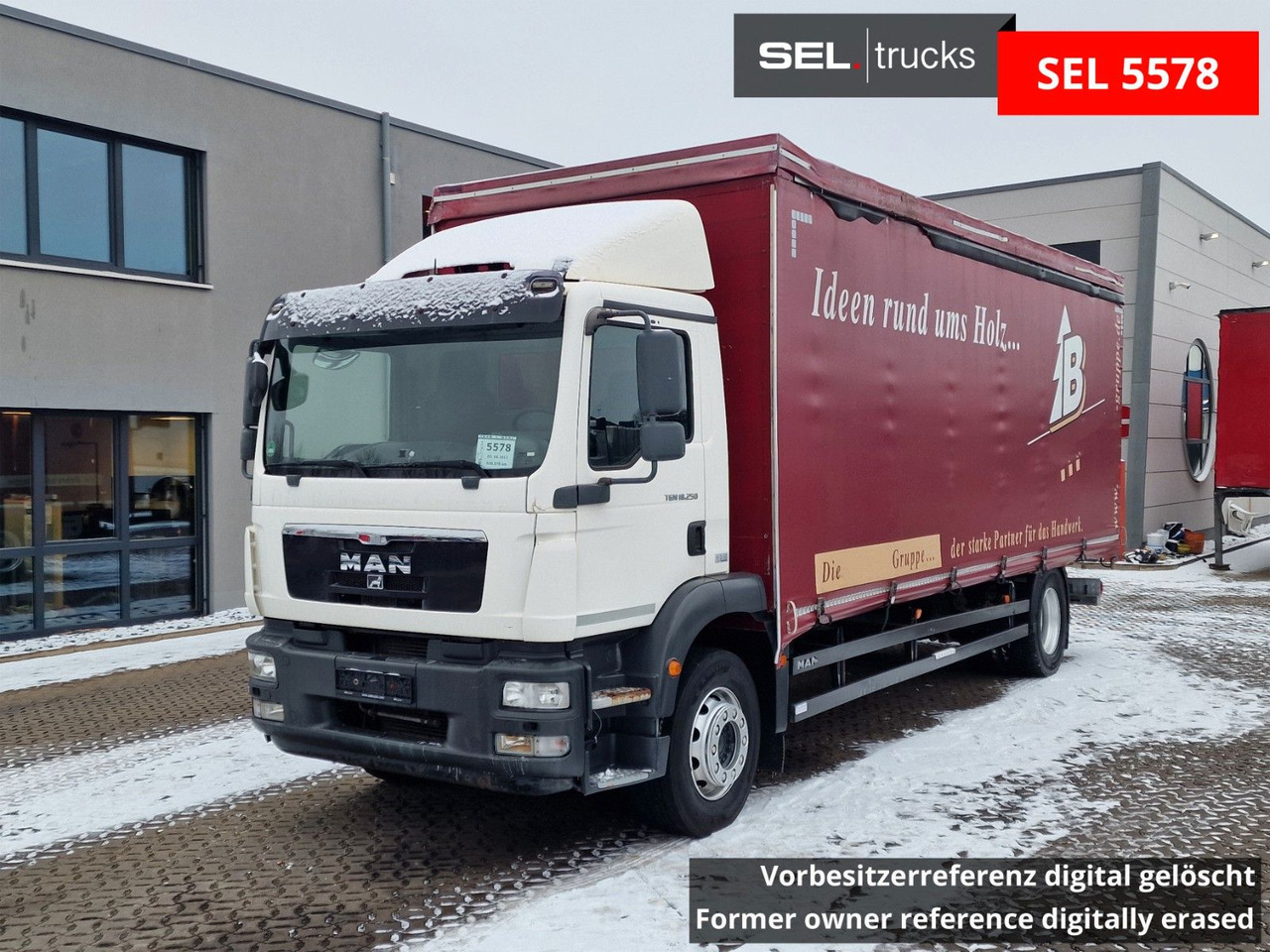 MAN TGM 18.250 4X2 LL / Staplerhalterung - Plachtové nákladné vozidlo: obrázok 1 MAN TGM 18.250 4X2 LL / Staplerhalterung - Plachtové nákladné vozidlo: obrázok 1