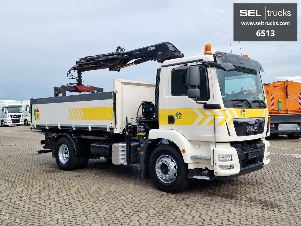 MAN TGM 18.340 / HIAB 111 ES-3DUO / Kipper - Sklápač, Auto s hydraulickou rukou: obrázok 3 MAN TGM 18.340 / HIAB 111 ES-3DUO / Kipper - Sklápač, Auto s hydraulickou rukou: obrázok 3