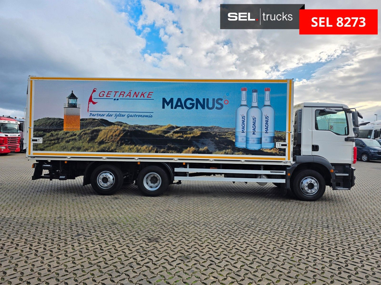 MAN TGM 22.290 6x2-4 LL / Ldbw / Rückfahrk. / Lenkac - Přepravník nápojů: obrázok 4 MAN TGM 22.290 6x2-4 LL / Ldbw / Rückfahrk. / Lenkac - Přepravník nápojů: obrázok 4