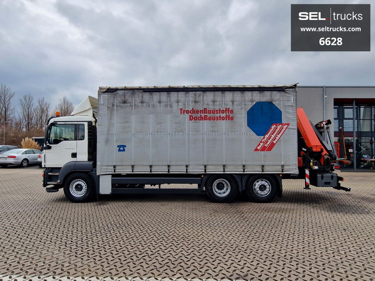 MAN TGS 26.360 / Palfinger PK 22002EH / Lenkachse MAN TGS 26.360 / Palfinger PK 22002EH / Lenkachse - Auto s hydraulickou rukou, Plachtové nákladné vozidlo: obrázok 1 MAN TGS 26.360 / Palfinger PK 22002EH / Lenkachse MAN TGS 26.360 / Palfinger PK 22002EH / Lenkachse - Auto s hydraulickou rukou, Plachtové nákladné vozidlo: obrázok 1