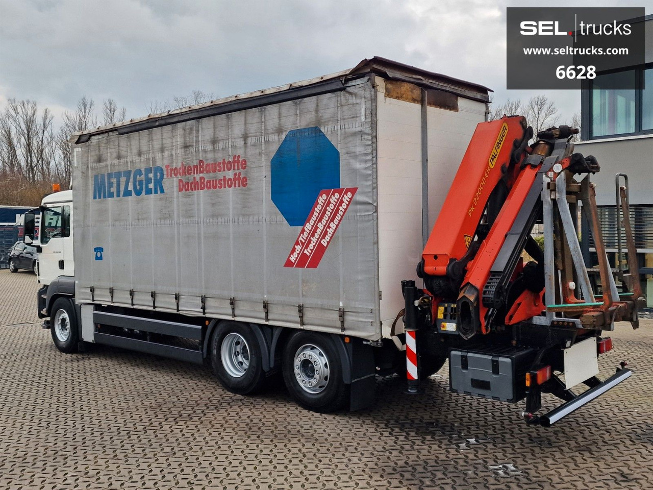 MAN TGS 26.360 / Palfinger PK 22002EH / Lenkachse MAN TGS 26.360 / Palfinger PK 22002EH / Lenkachse - Auto s hydraulickou rukou, Plachtové nákladné vozidlo: obrázok 2 MAN TGS 26.360 / Palfinger PK 22002EH / Lenkachse MAN TGS 26.360 / Palfinger PK 22002EH / Lenkachse - Auto s hydraulickou rukou, Plachtové nákladné vozidlo: obrázok 2