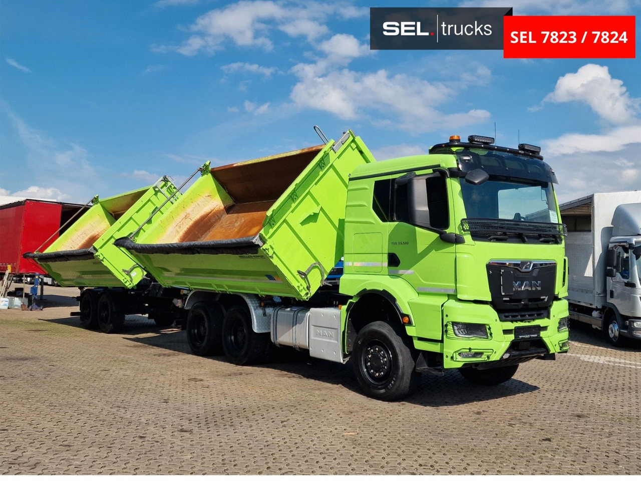 MAN TGS 33.510 6x6 BL CH /Dreiseitenkipper /6x6 / 6D - Sklápač: obrázok 3 MAN TGS 33.510 6x6 BL CH /Dreiseitenkipper /6x6 / 6D - Sklápač: obrázok 3