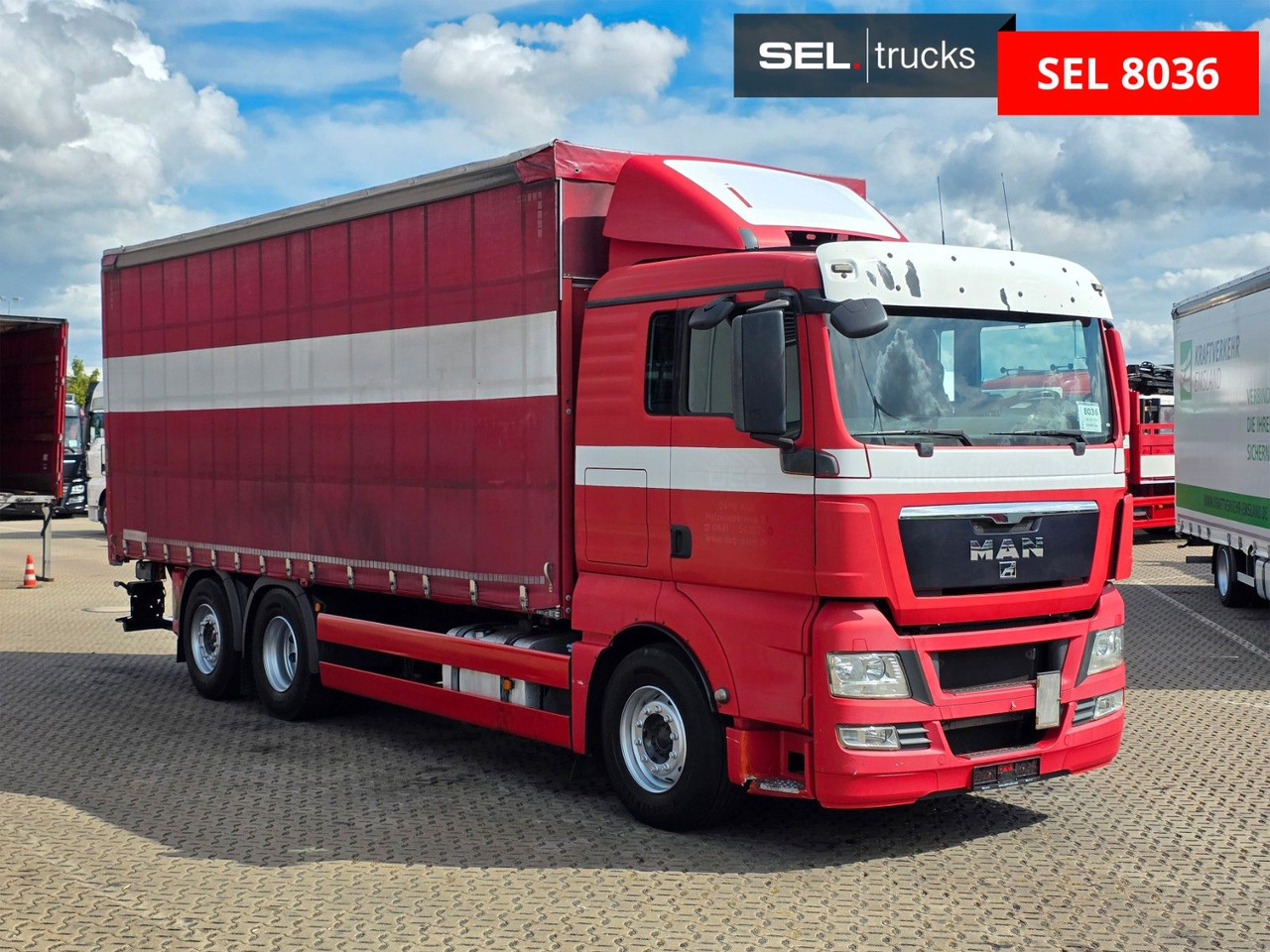 MAN TGX 26.360 6X2-2 LL / Intarder / Ldbw /Lenkachse - Plachtové nákladné vozidlo: obrázok 3 MAN TGX 26.360 6X2-2 LL / Intarder / Ldbw /Lenkachse - Plachtové nákladné vozidlo: obrázok 3