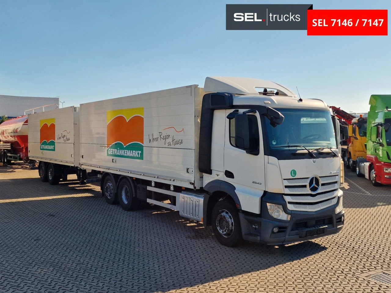 Mercedes-Benz Actros 2543 / Retarder / Lenkachse / Liftachse - Přepravník nápojů: obrázok 3 Mercedes-Benz Actros 2543 / Retarder / Lenkachse / Liftachse - Přepravník nápojů: obrázok 3