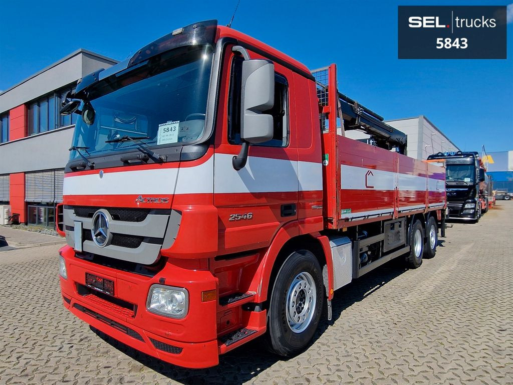 Mercedes-Benz Actros 2546 / HIAB 166K / ADC 4,1t / Lenkachse Mercedes-Benz Actros 2546 / HIAB 166K / ADC 4,1t / Lenkachse - Auto s hydraulickou rukou, Valníkový/ Plošinový nákladný automobil: obrázok 1 Mercedes-Benz Actros 2546 / HIAB 166K / ADC 4,1t / Lenkachse Mercedes-Benz Actros 2546 / HIAB 166K / ADC 4,1t / Lenkachse - Auto s hydraulickou rukou, Valníkový/ Plošinový nákladný automobil: obrázok 1