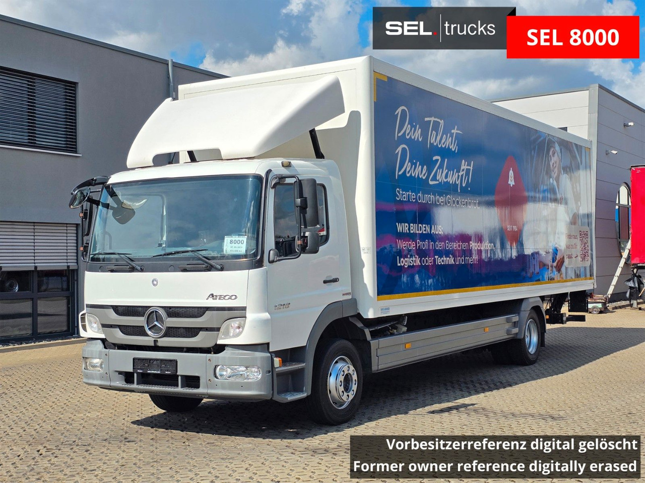 Mercedes-Benz Atego 1218 / Ladebordwand - Skříňový nákladní auto: obrázok 1 Mercedes-Benz Atego 1218 / Ladebordwand - Skříňový nákladní auto: obrázok 1