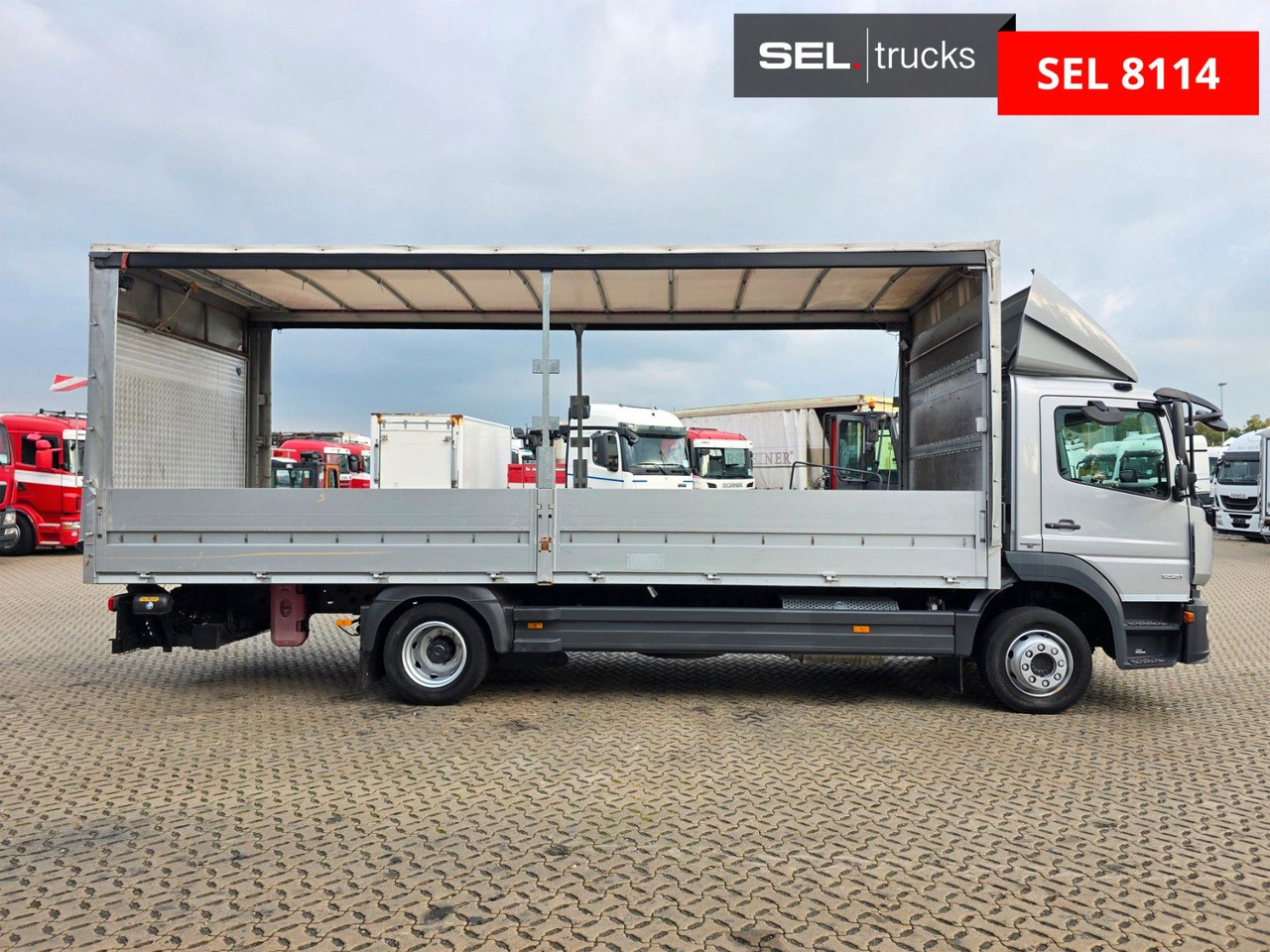 Mercedes-Benz Atego 1221 / Ladebordwand - Plachtové nákladné vozidlo: obrázok 4 Mercedes-Benz Atego 1221 / Ladebordwand - Plachtové nákladné vozidlo: obrázok 4