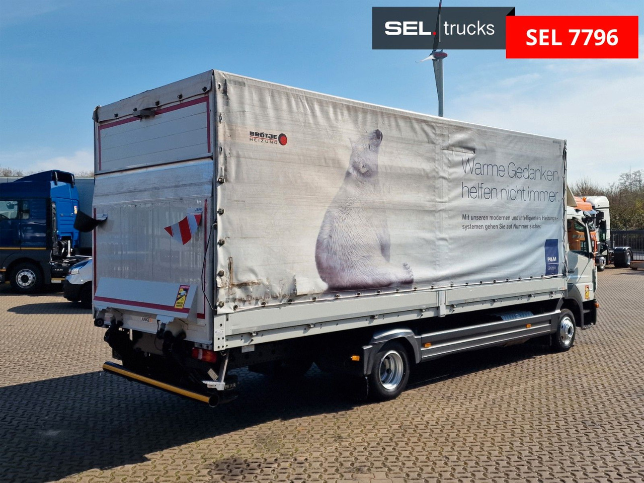 Mercedes-Benz Atego 1221 / Ladebordwand - Plachtové nákladné vozidlo: obrázok 5 Mercedes-Benz Atego 1221 / Ladebordwand - Plachtové nákladné vozidlo: obrázok 5