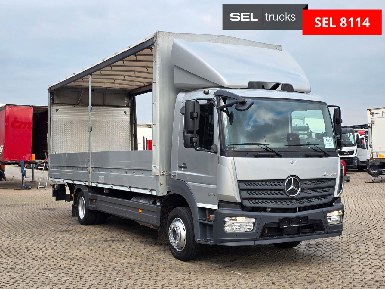 Mercedes-Benz Atego 1221 / Ladebordwand - Plachtové nákladné vozidlo: obrázok 3 Mercedes-Benz Atego 1221 / Ladebordwand - Plachtové nákladné vozidlo: obrázok 3